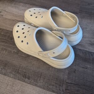 Platform Crocs Size 5